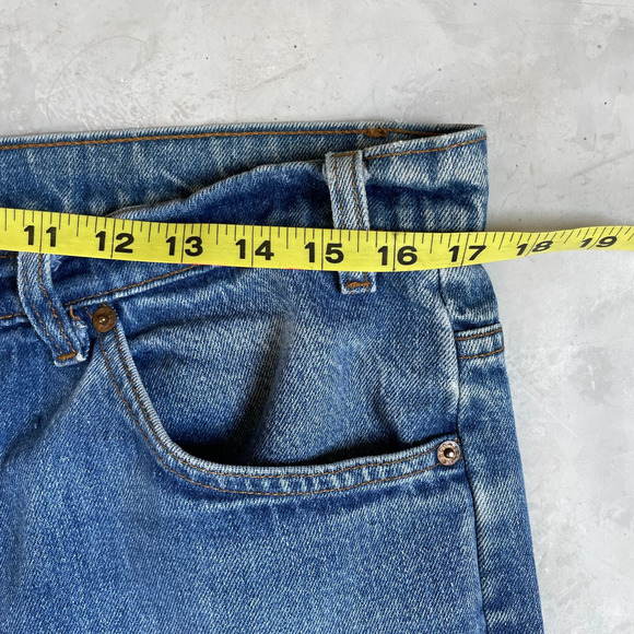 Vintage 80s 90s Levis 517 Boot Cut Orange Tab Made in USA Tag 36x34 Heritage - Picture 8 of 11